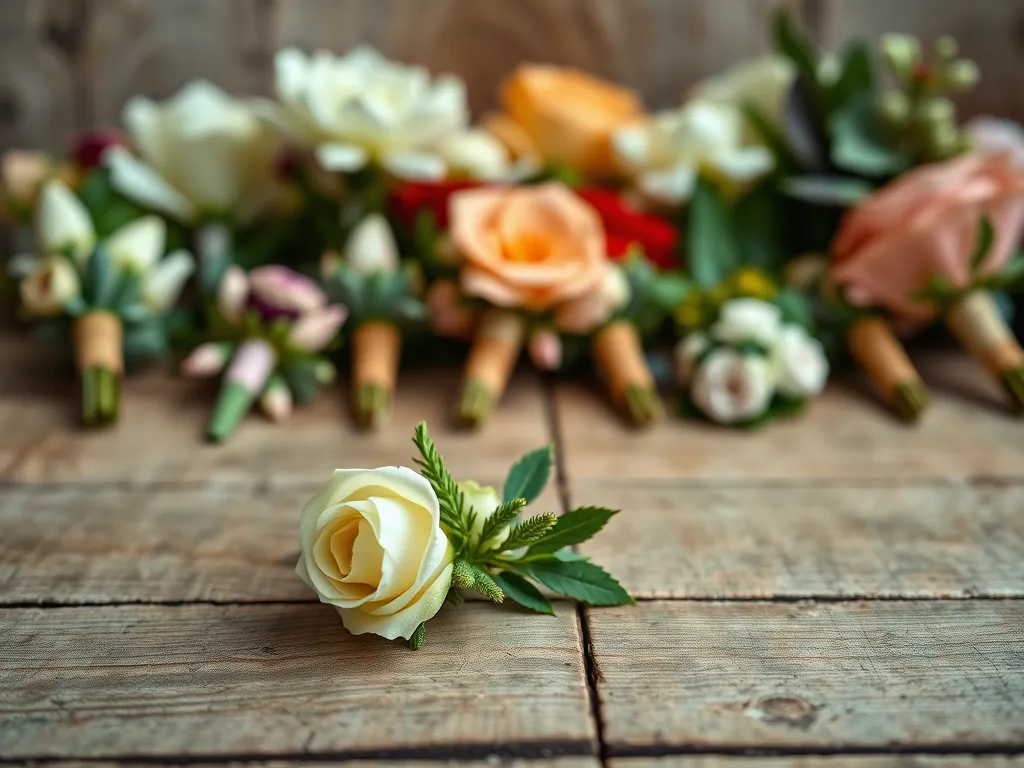 Butonierka dla pana młodego i świadka – jaką wybrać?