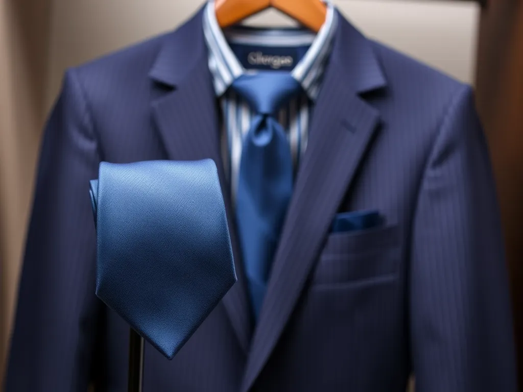 Jaki krawat do granatowego garnituru?